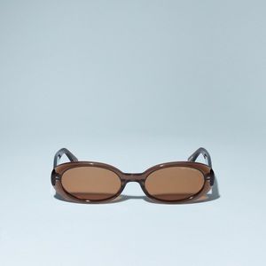 DMY BY DMY Valentina Sunglasses Transparent Brown Like New